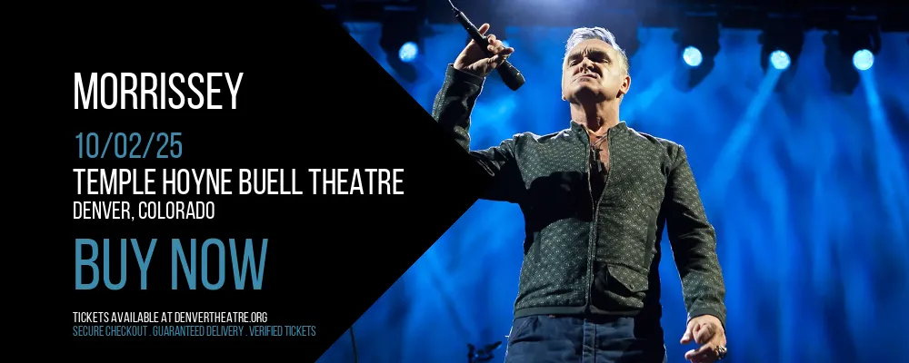 Morrissey at Temple Hoyne Buell Theatre